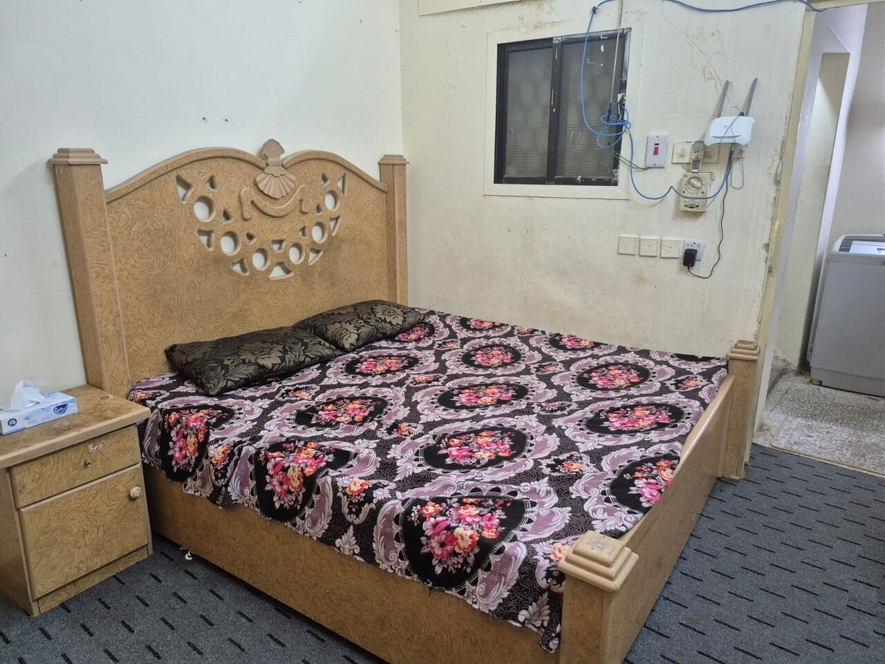 SAR 2000/month, 2 BR, Monthly Rent 2000 Riyals Flat Available For 3 Months From 1st September.