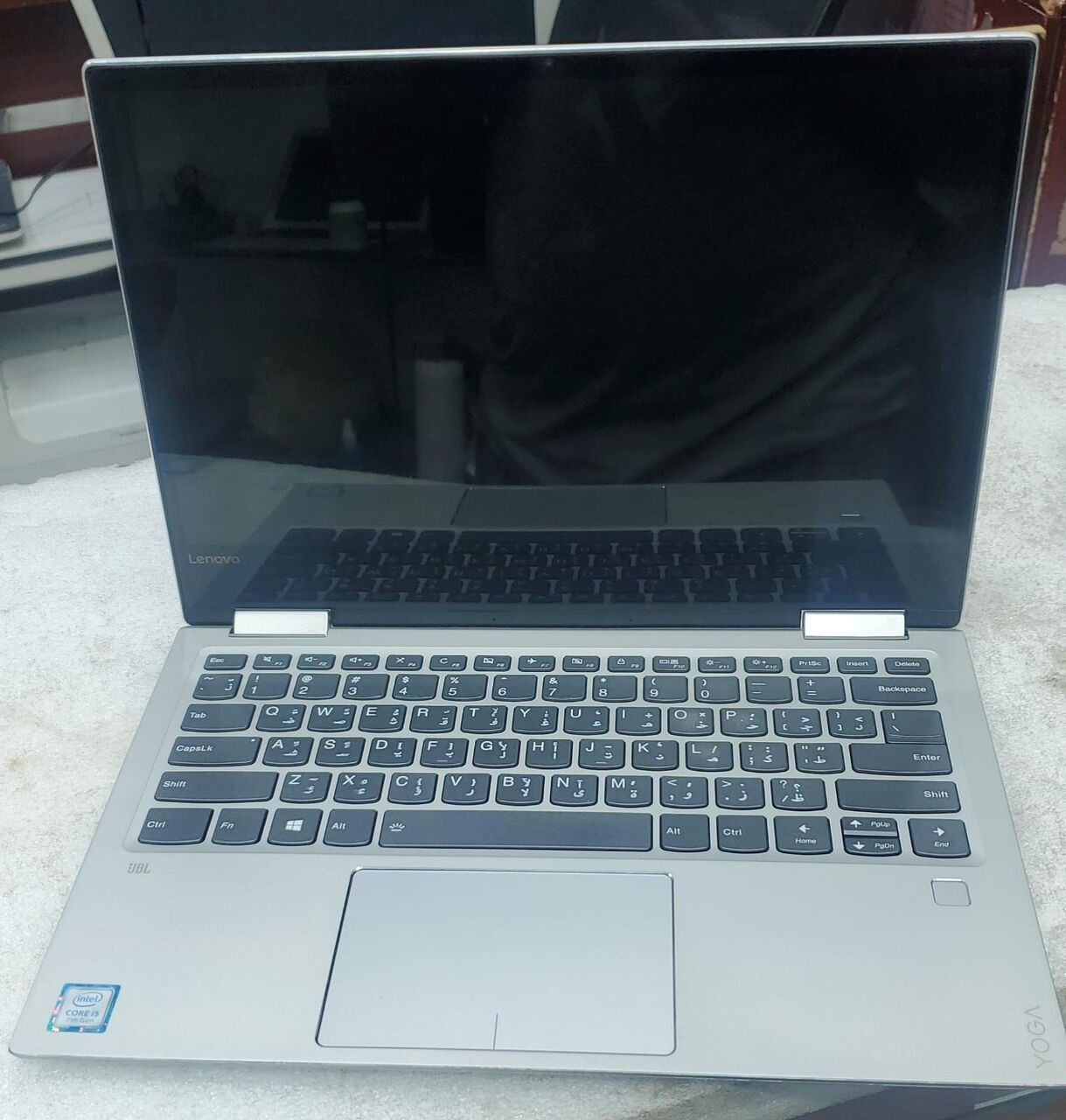 SAR 1050, Lenovo Yoga X360 Touch I5 7th Ram 8gb DDR4 8gb SSD M.2 256gb Org Win
