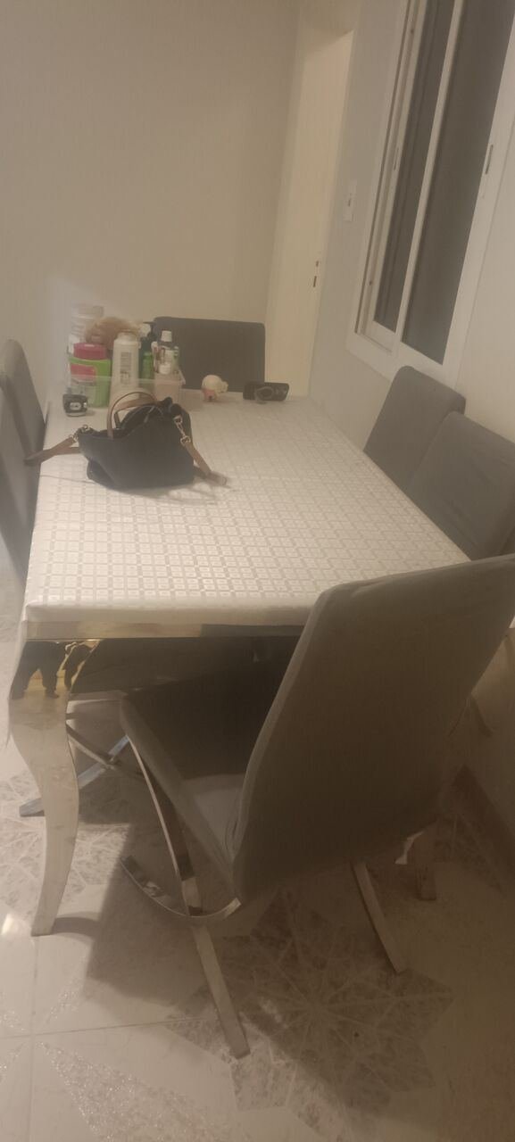 SAR 250, Dining Table Marble On Top With Four Chare