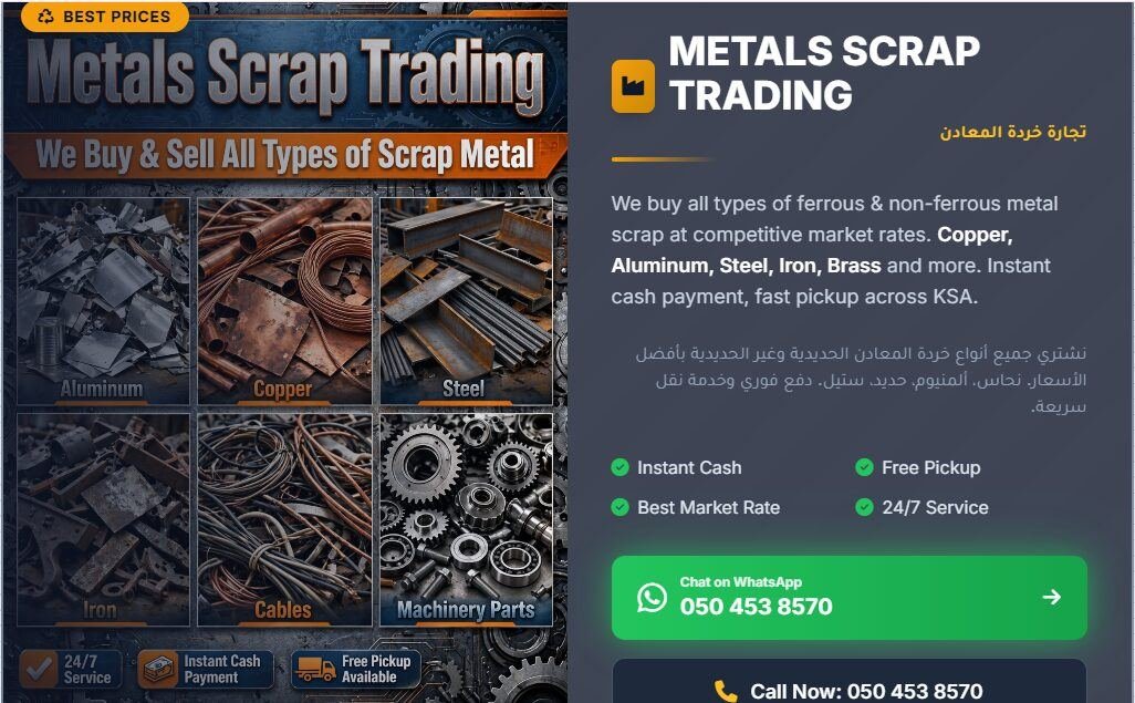 💰 Turn Your Scrap Metal Into Instant Cash! 💰♻️ Scrap Metal Wanted – Top Cash Paid! ♻️