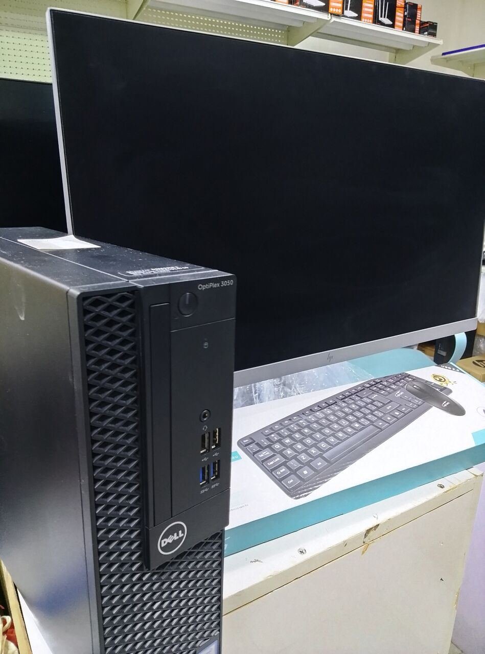 SAR 1099, DELL CPU Core I5+Monitor Hp 27" (Used) For Sale