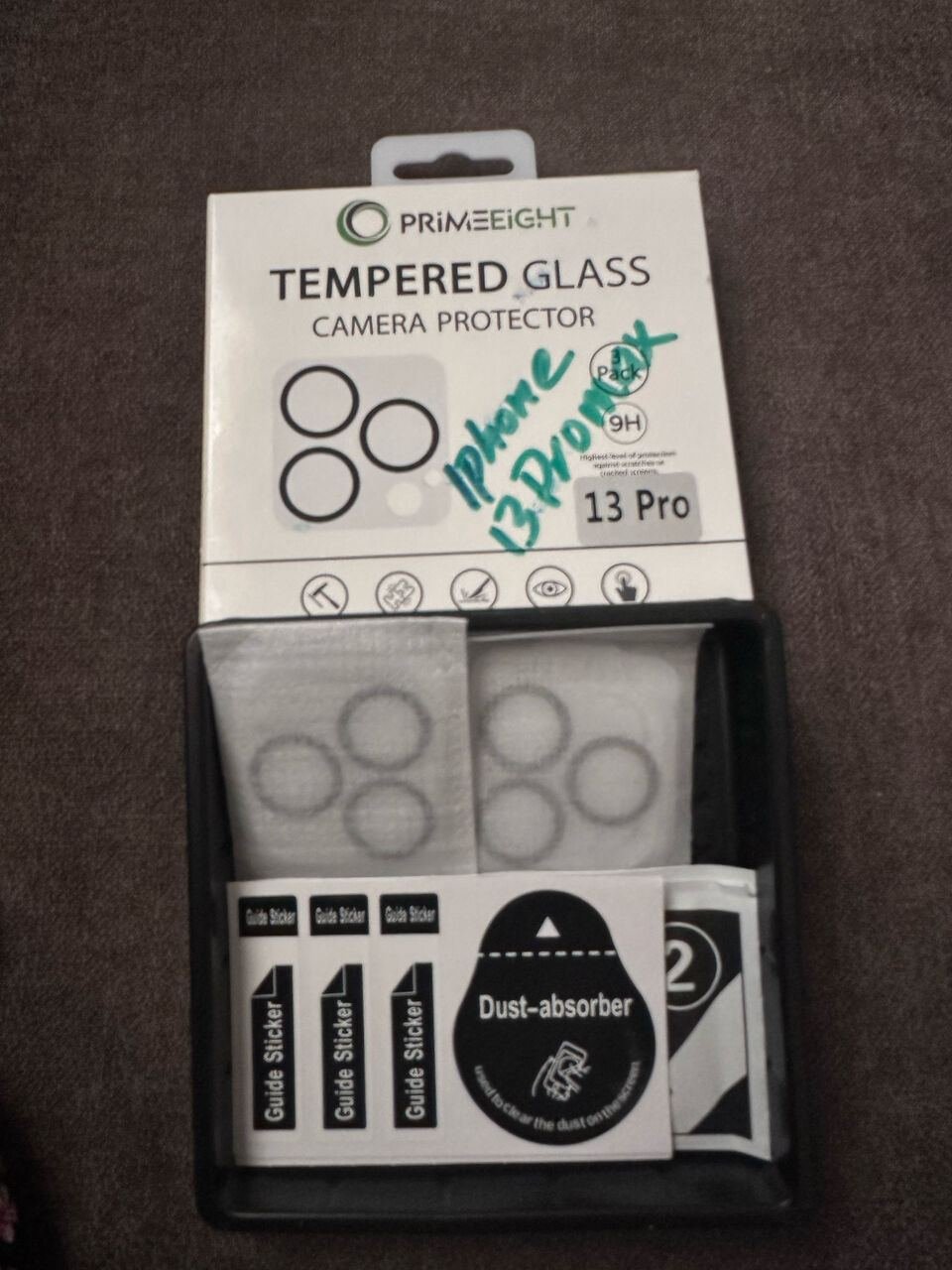 SAR 60, Iphone 13pro Max Accessories ( 2 Camera Temprered Glass Protector, 1 Screen Protector)