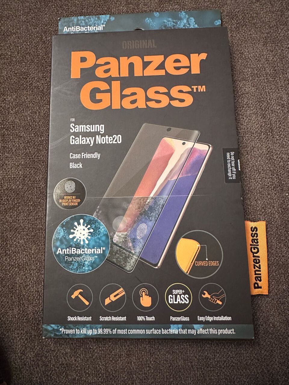 SAR 10, Panzer Glass Galaxy Note 20 (unopened)
