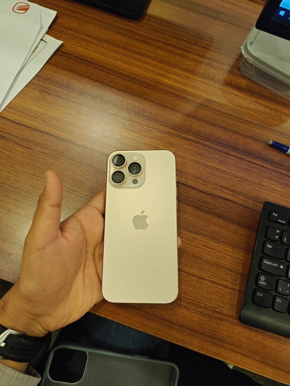 SAR 3700, For Sale: IPhone 16 Pro Max 256GB – Desert Titanium