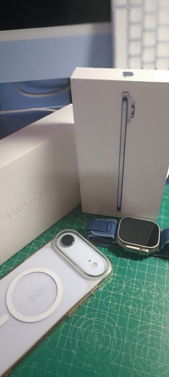 SAR 6200, Iphone Air 256 GB + Apple Ultra Watch 3 With Box