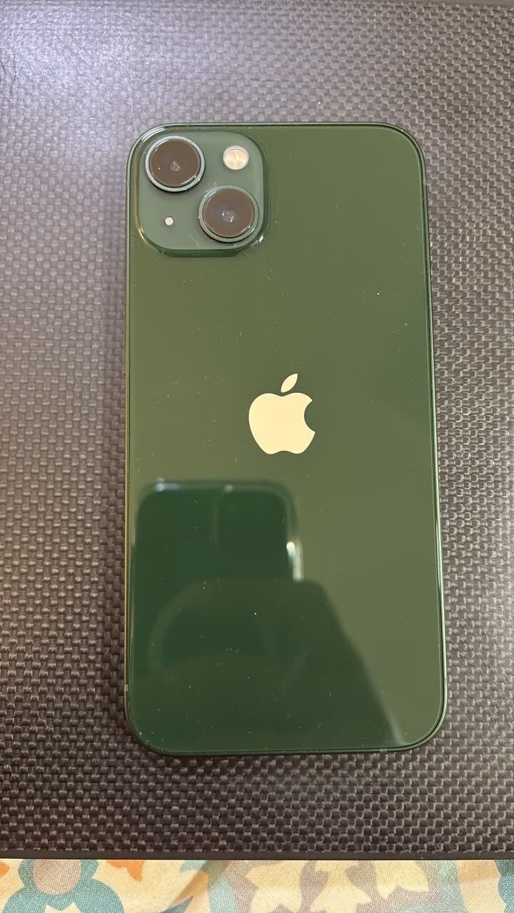 SAR 1100, Iphone 13 128 GB Green Zero Scratches 86% Battery